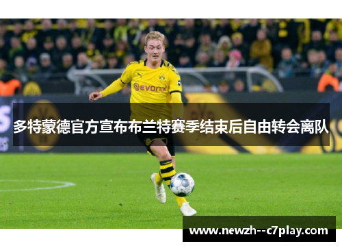 多特蒙德官方宣布布兰特赛季结束后自由转会离队